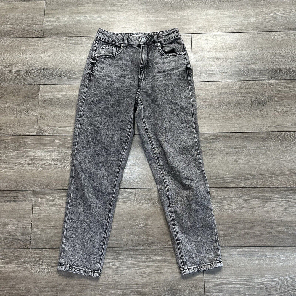 Dynamite Claudia Mom Jeans Size 24 Gray Denim